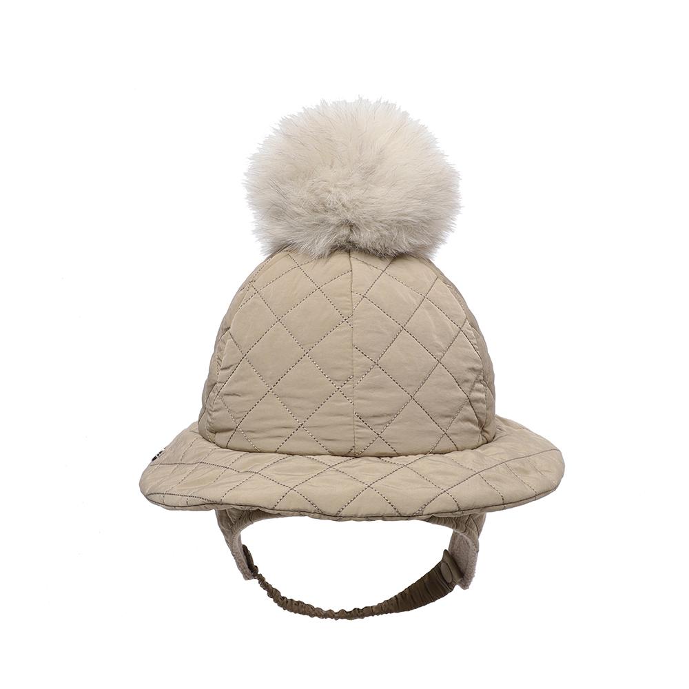 Malbon Golf Quilted Bucket Hat Beige (Woman)