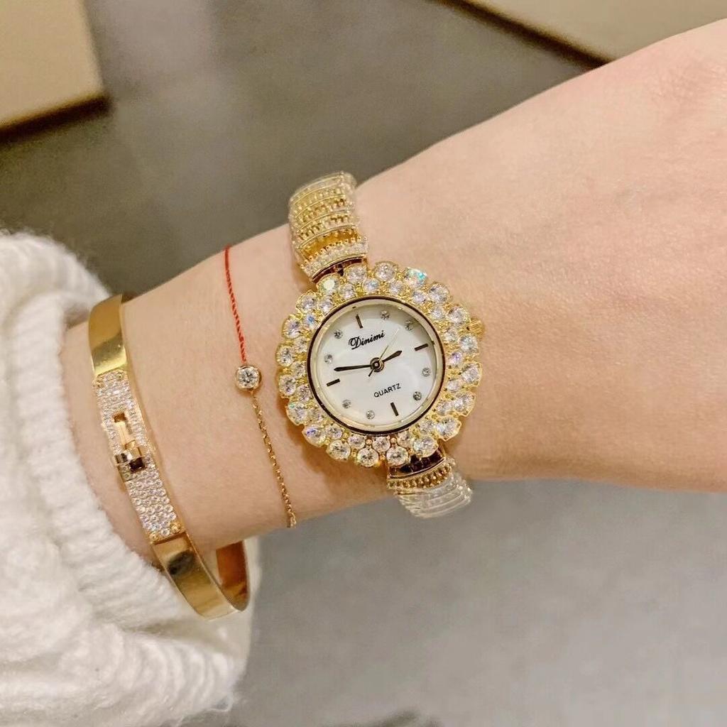 Bracelet Watch Ladies Gypsy Star Diamond Fritillary Light Luxury Watch Exquisite High Value Niche Women'S Watch