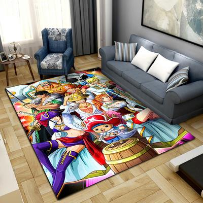 Anime One Piece Spausdintas Kilimas Didelio Ploto Kilimas Neslystantis Plaunamas Grindų Kilimėlis Miegamojo Namų Dekoras LXR144