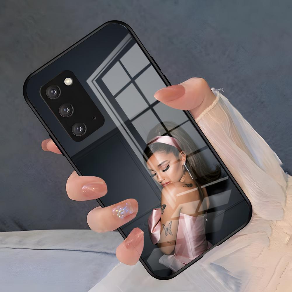 Singer Ariana Grande Phone Case For Samsung A25 A13 A33 5G A54 A36 A35 A56 A52 A14 Shockproof Glass Cover