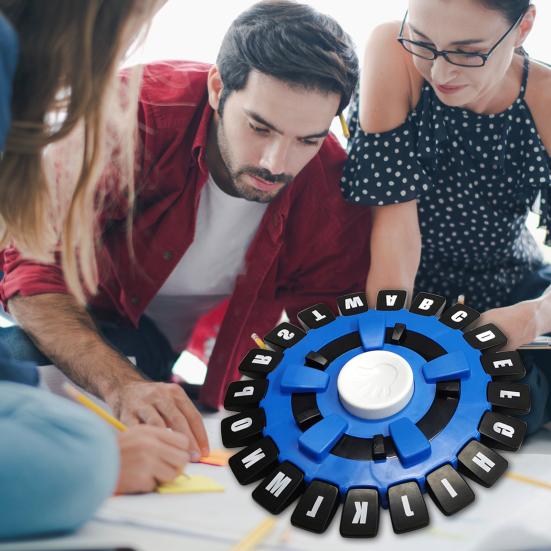 Fast-Paced Think Words Game Multi-player Educational Family Board Game Portable Parent-children Interactive Table Word Letter Battle Puzzle Toy