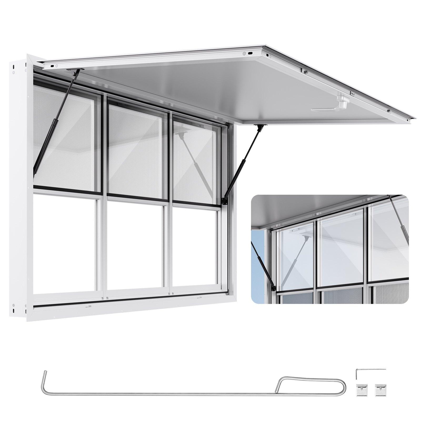 VEVOR Concession Window 152x92 cm, Aluminum