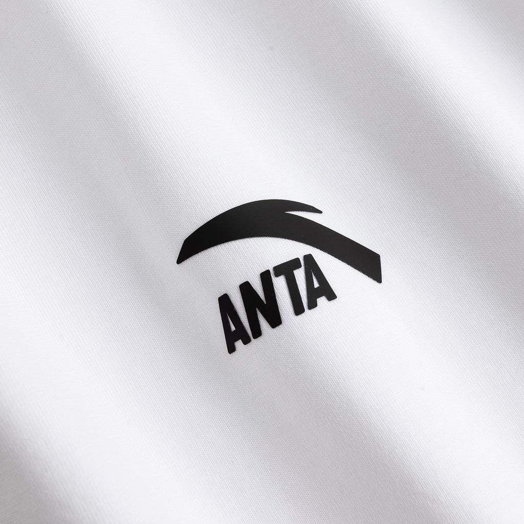Anta Classic Short Sleeve T-Shirt Men tops Pure-White 952628103-7