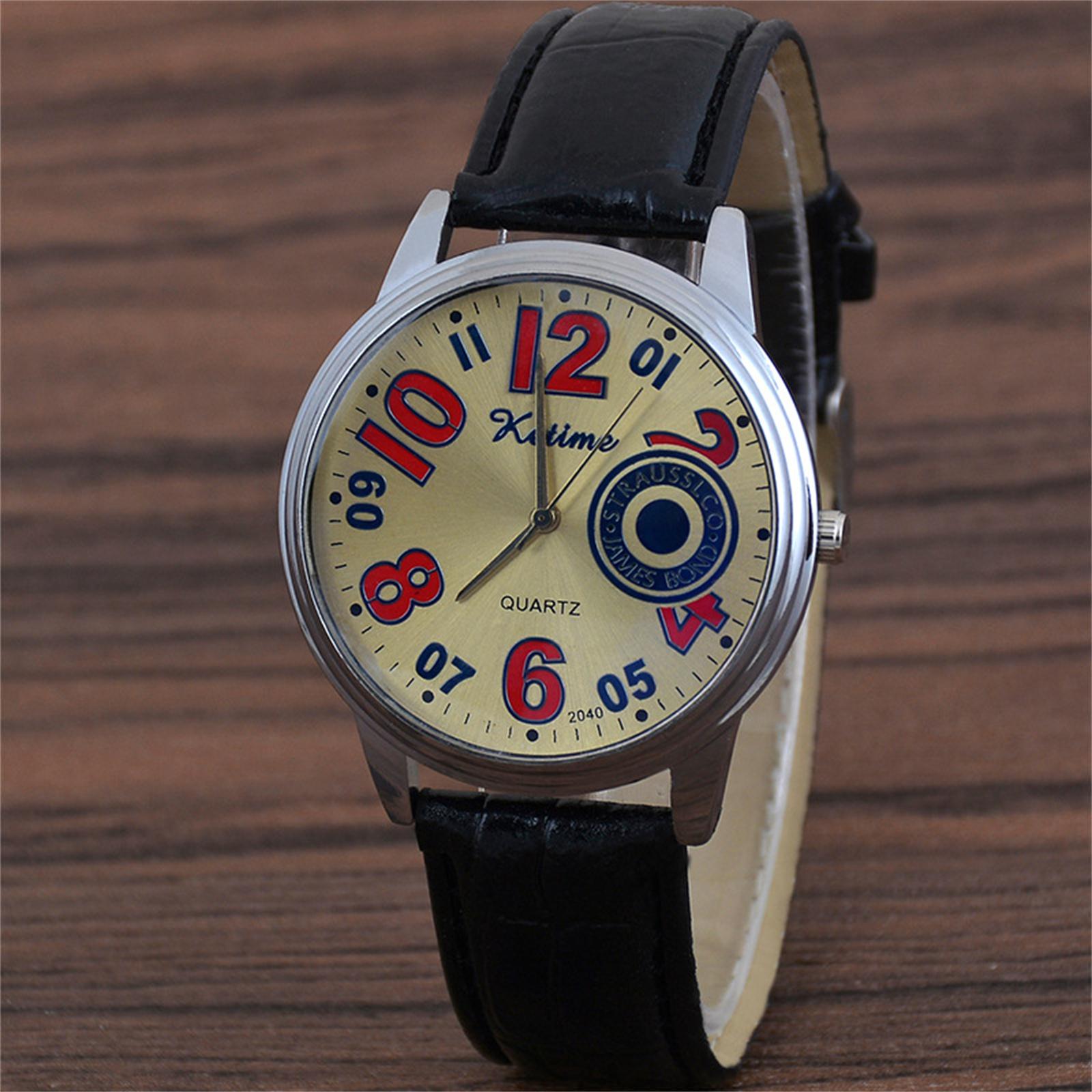 

Мужские водонепроницаемые светящиеся наручные часы-будильник для бега One Size