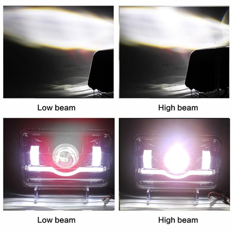 Multipurpose LED Work Light Engineering Vehicle Floodlight 60W Amber Cube Light