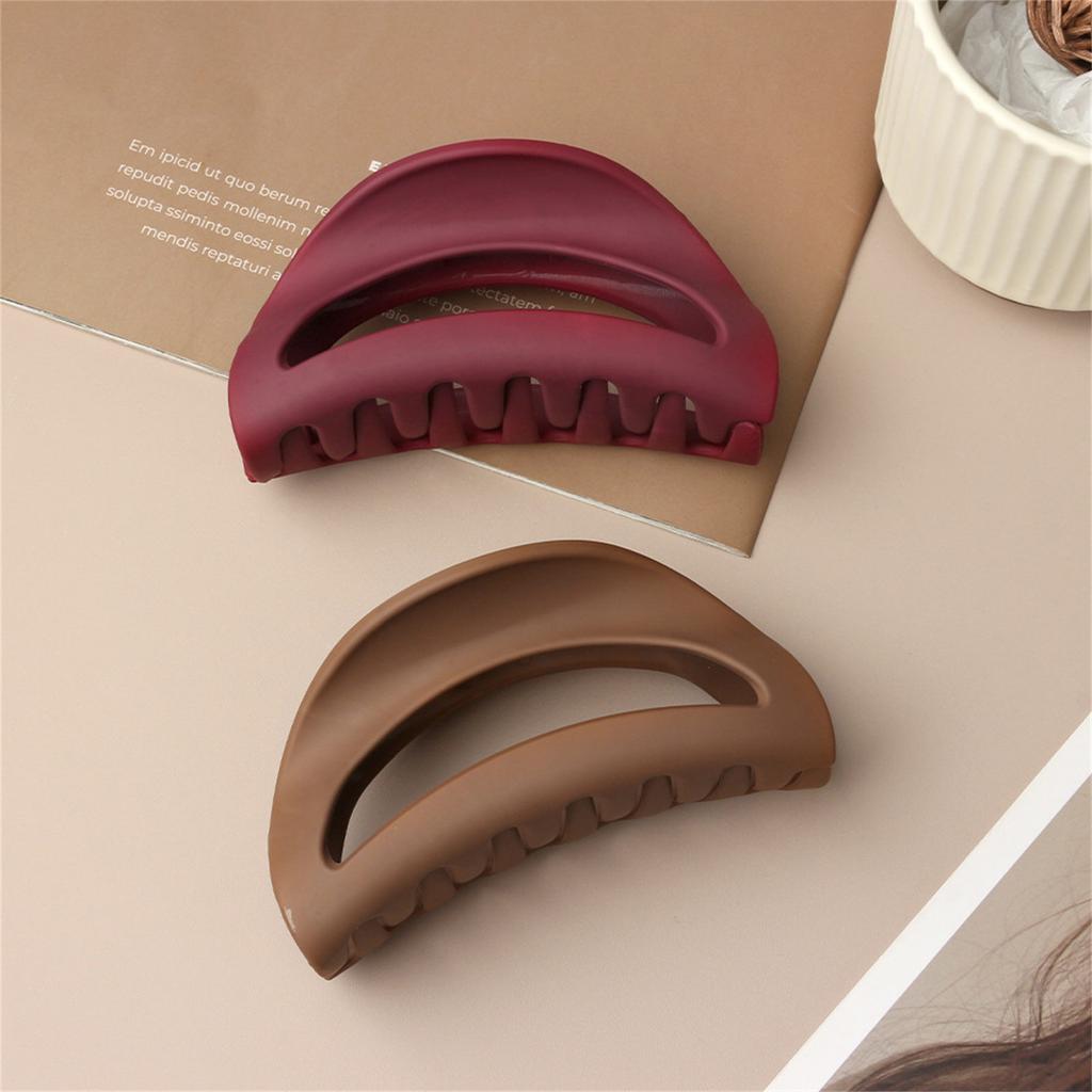 Flexible Silicone Hair Claw Strong Hold Hairpin Minimalist Design Headdress For Office Parties or Casual Outings