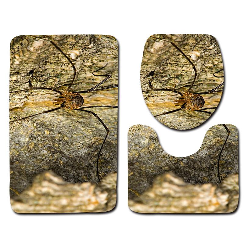 Animal Floor Mat Bathroom Mat Toilet Three-Piece Set
