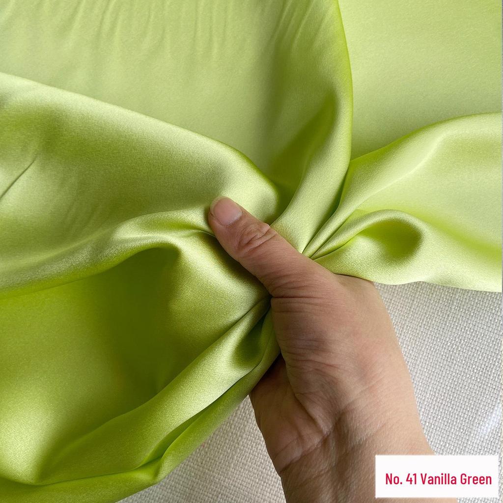 30 Momme Pure Mulberry Silk Heavy Satin Fabric for Qipao, DIY Clothing, Embroidery, and Formal Wear.