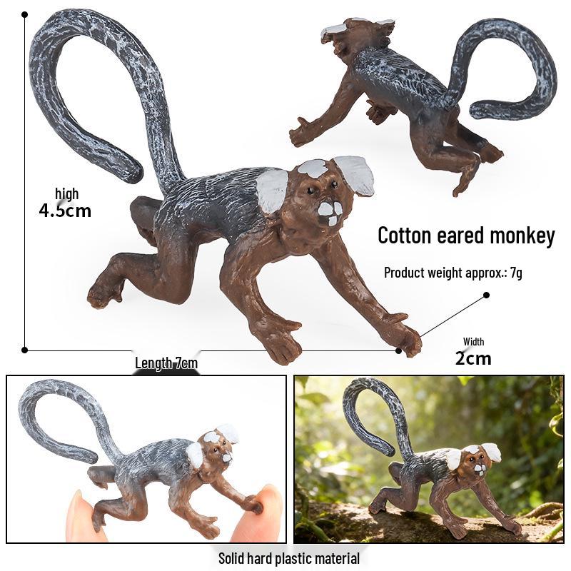 Cross-Border Children's Cognitive Animal Model: Gorilla, Monkey, Ape Toy Ornament