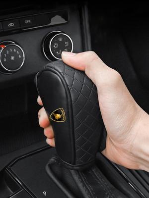 Pokrowiec na gałkę zmiany biegów do samochodu, antypoślizgowy, akcesoria do Lamborghini Urus Huracan Aventador, akcesoria premium