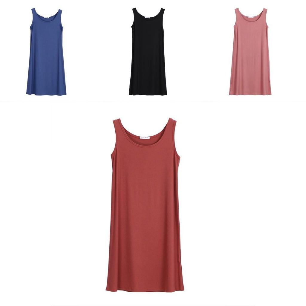 Women Sleeveless Long Tunic Dress With Premium Quality Cotton Blend For Effortless Style