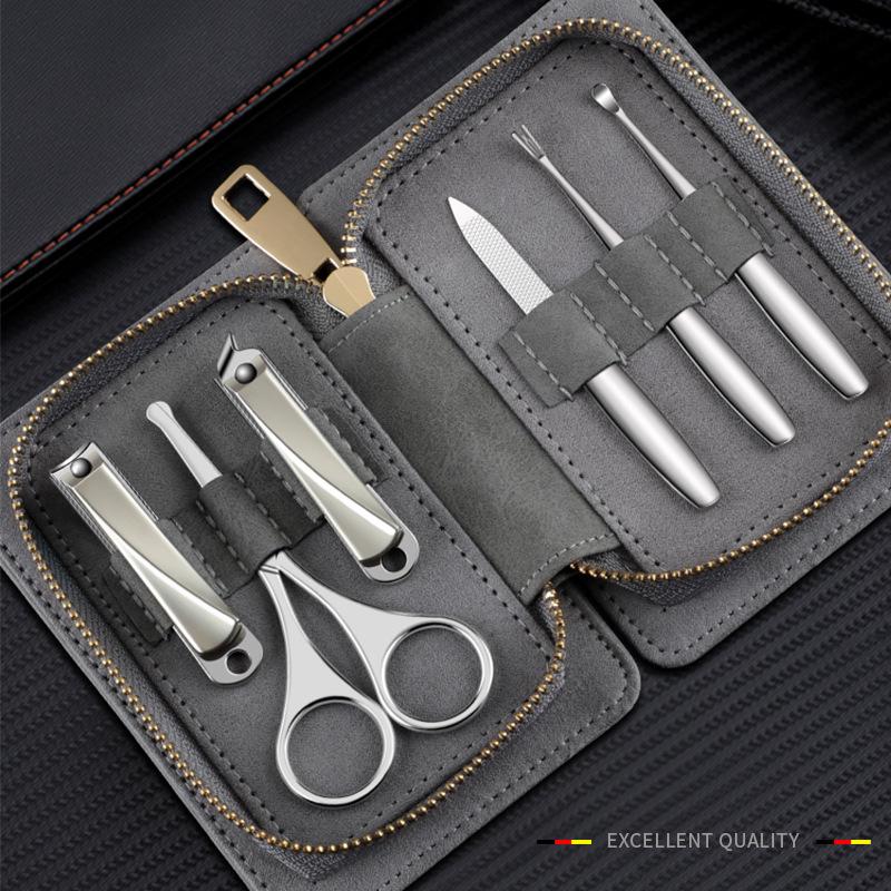 

Универсальный маникюрный набор из 6 предметов: Кусачки для ногтей, Ножницы и Инструменты для обрезки, Возможен индивидуальный логотип