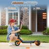 K6 Kids Electric Scooter 150W 2.6Ah 6.5'' Solid Tires Bluetooth Speaker LED Lights Foldable & Height Adjustable 16KM/H Max Speed 7-9KM Range for kids