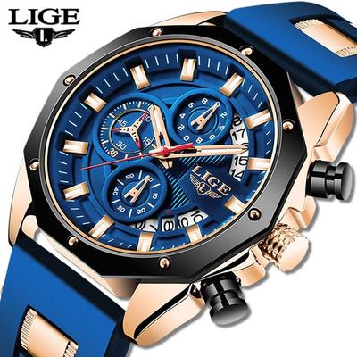 Montre de Sport LIGE Multifonction Étanche