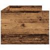 Daybed with Headboard Reclaimed Wood Look 90 X 200 Cm Wood Based Panel