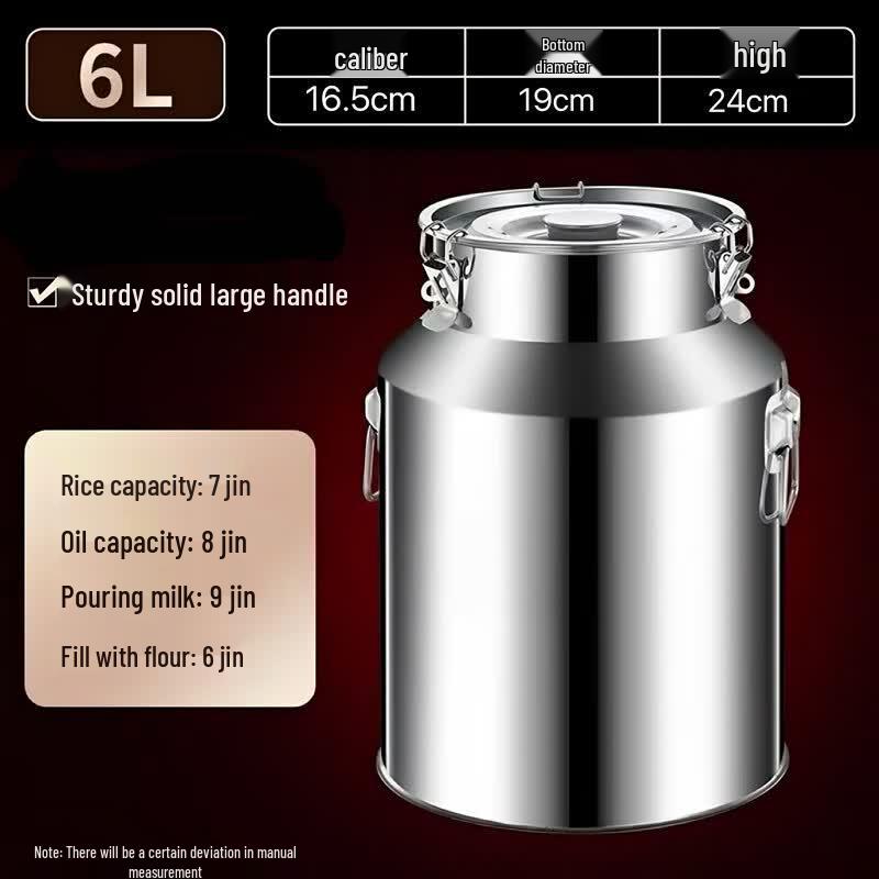 

Anditai Stainless Steel Sealed Drum for Oil & Wine 6L