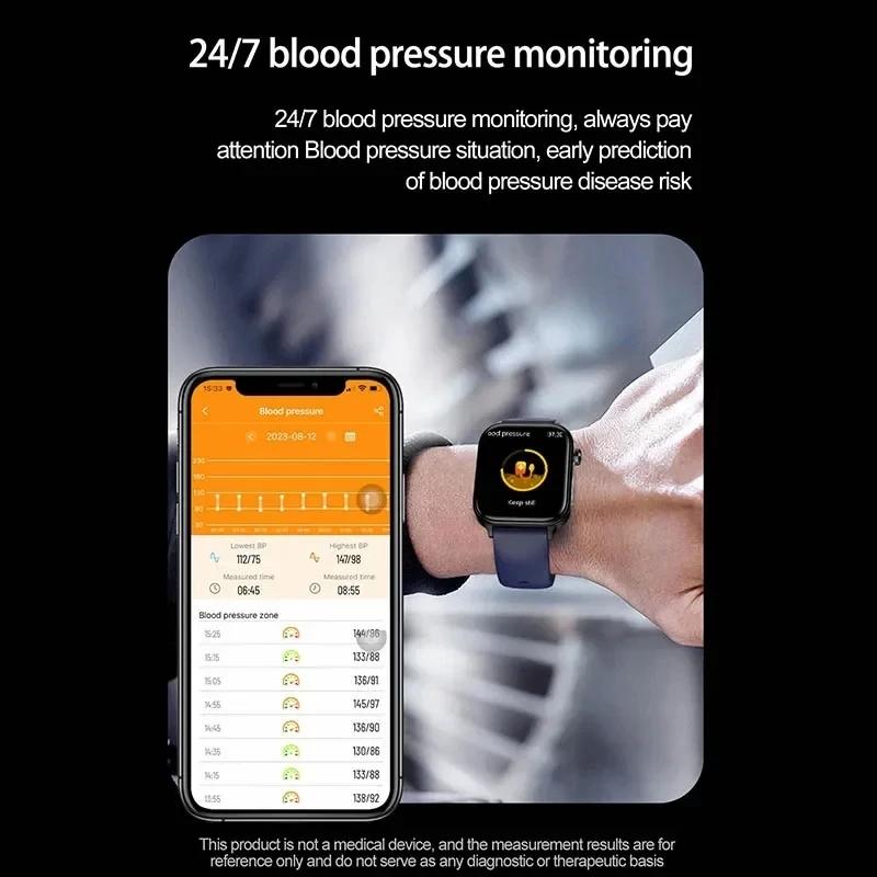 2025 Ny Smartklokke med EKG+PPG-overvåking Kvinner Kroppssammensetning Blodlipider Urinsyre Kvinners Menstruasjonshelsesporer Smartklokke