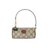 Canvas With Leather Canvas Bag, Handbag Mini Mens Brown