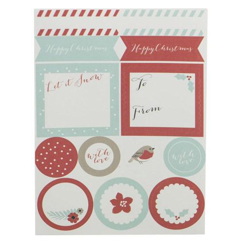 KTwo Busy B Christmas Sticky Labels (Classic)