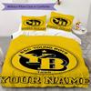 Custom Name BSC Young Pattern Bedding Uilt Set Uilt Cover Pillowcase Home Decoration Birthday Gift (1*duvet Cover+2*pillowcase Without Core)