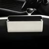Car Center Console Organizer Faux Leather Car Storage Box for Sunglasses Cards Vehicle Dashboard Tray for Tidying Car Interior Accessory