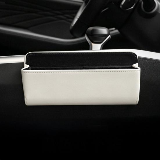 Car Center Console Organizer Faux Leather Car Storage Box for Sunglasses Cards Vehicle Dashboard Tray for Tidying Car Interior Accessory