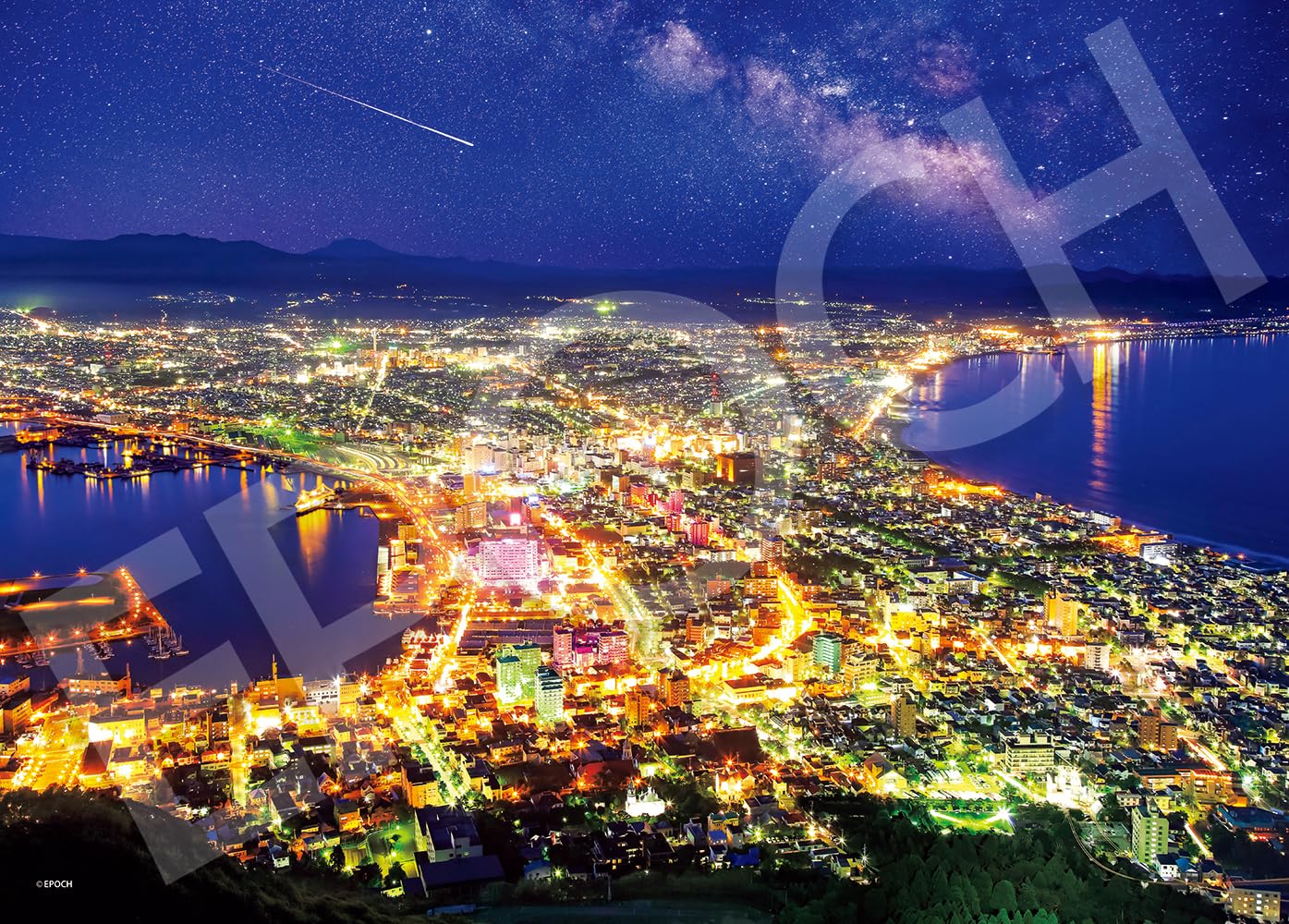 

Epoch Jigsaw Japanese Brilliant Hakodate Night View Hokkaido x 53 Includes and Score Ticket 500-Piece Puzzle Landscape, - (38 cm) 06-309s, Glue,