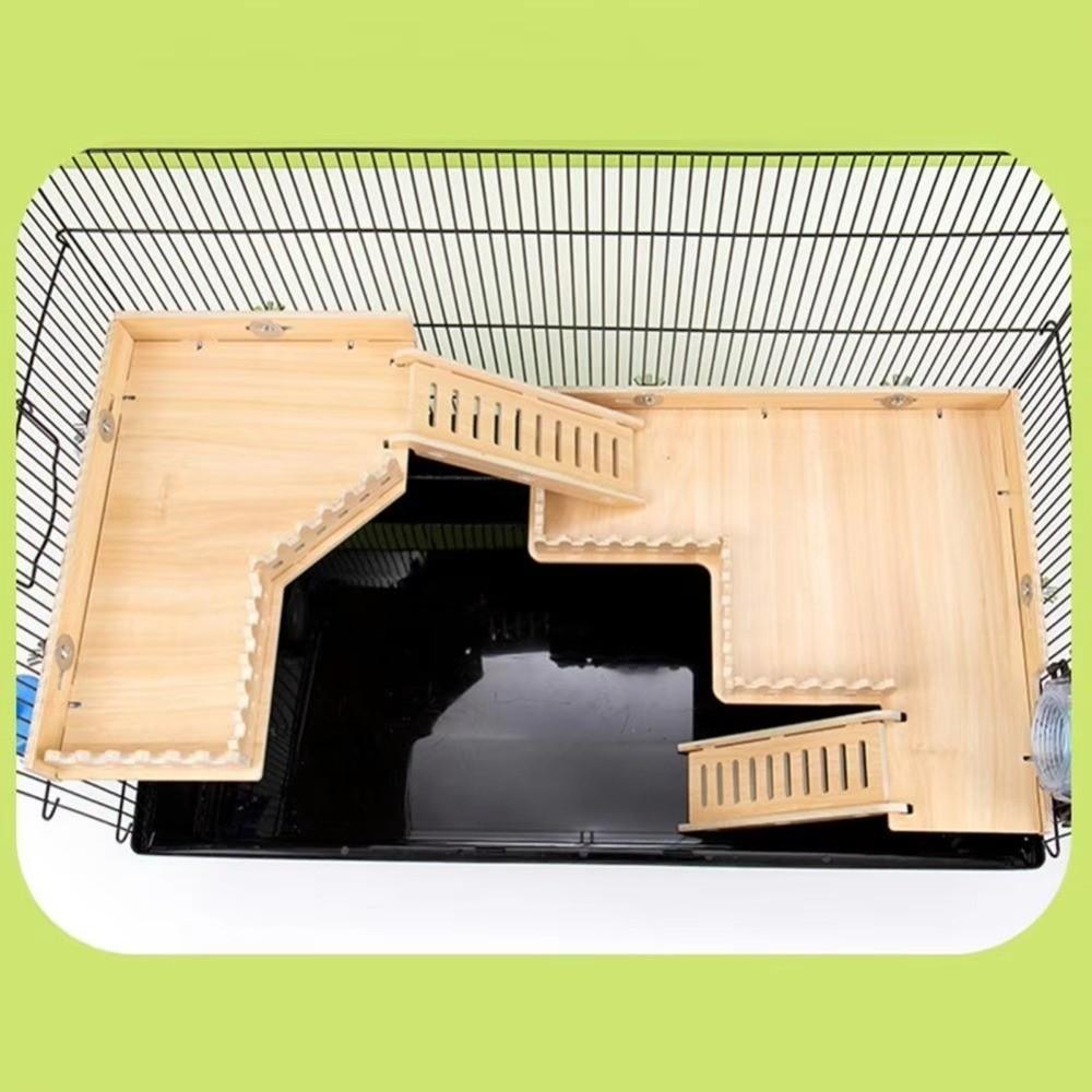 Fence Proof Design Hamster Climbing Platform Anti-Bite Hamster Nest Ladder Golden Bear