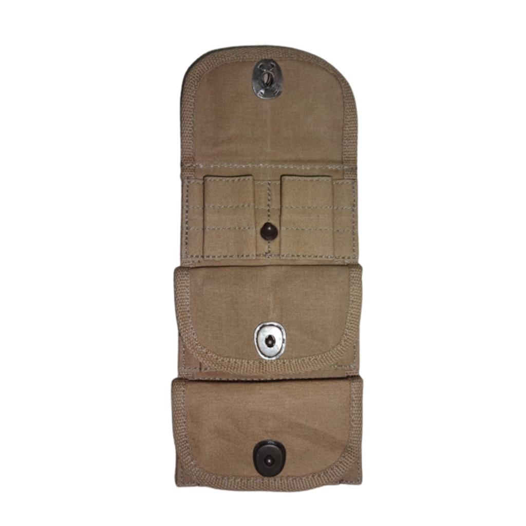 USA Första Världskriget 1917 3-ficks Halvmåneklämma .45 kaliber Pung med Bälte - Reproduktion MX-AE99-ODNP