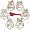 6 PCs Christmas Wooden Ornaments Ornaments Christmas Tree Ornaments  Christmas Decor