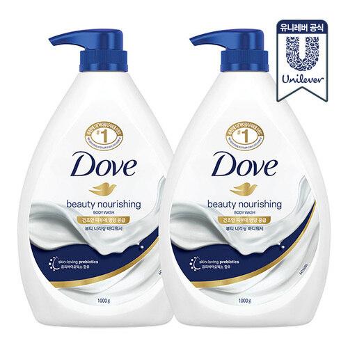 [Dove] Body Wash 1L 1+1_631963 Beauty Nourishing 1L x 2