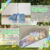 2 Rolls Bird Scare Tape Double Sided Holographic Flash Reflective Bird Tape Deterrent Visual Audible Bird Repellent Devices 4