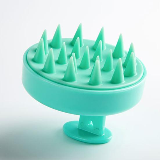 Spazzola Shampoo Manico Ergonomico Silicone Morbido Scrubber Cuoio Capelluto Stimola Punti di Agopressione del Cuoio Capelluto Favorisce la Circolazione Sanguigna Spazzola Massaggiante Cuoio Capelluto Spa