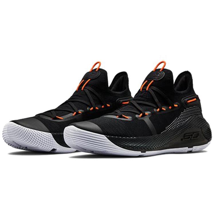 Under Armour Curry 6 'Oakland Sideshow' (Unisex) Black / White Basketball Shoes 3020612 003