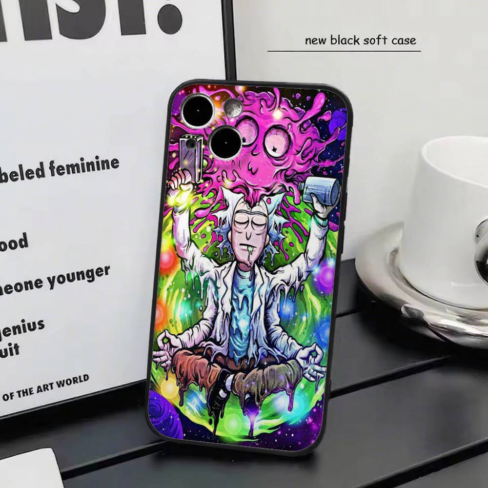 

R-RICK-AND M-MOR-TYES For Iphone 17 Air 16 Pro Max 15 14 13 Full Cover Anti-Shock MagSafe Cover iphone 13 Pro Max