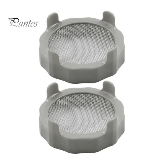 2Pcs Stainless Steel Sprouting Lids for Mason Jars Wide Mouth Mason Jar Screen Lids for Sprouting Kit Germination Cover Sprout Maker BPA-Free