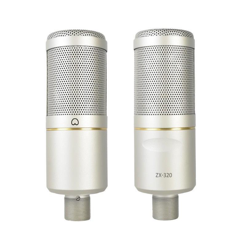 

ZX320 Condenser Microphone 48V for Conference, Broadcast, Singing, and Recording