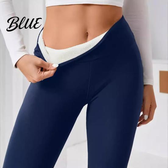 Winter Legwear Women Warm Tights Color Thickened Waist Solid Leggings High Plush Thick Lining Bottom