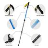 3K Carbonfaser Trekkingstöcke,Leichte Wanderstöcke, Wanderstöcke geeignet für Wandern, Trekking, schlammiges Gelände und schneebedeckte Umgebungen