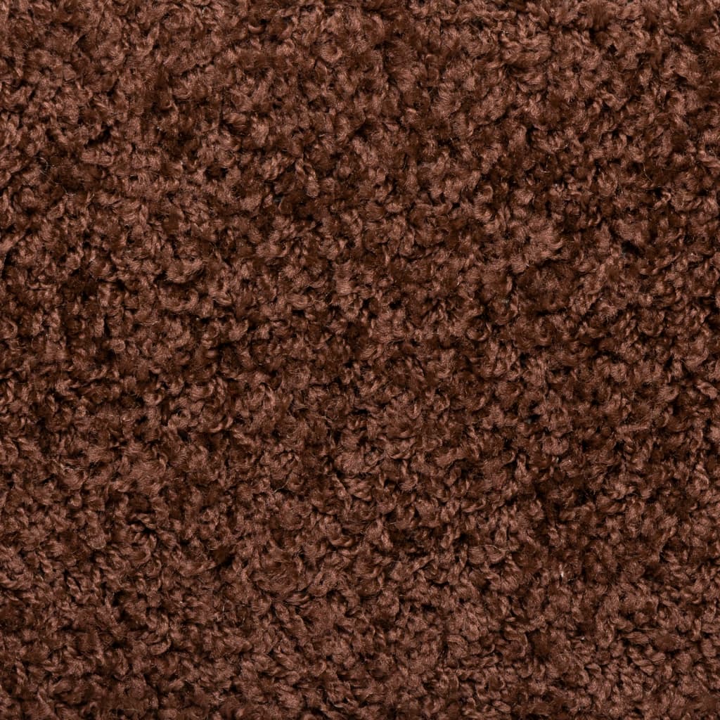 Step Mats 10 pcs. 65 x 21 x 4 cm Brown Rectangular Edge