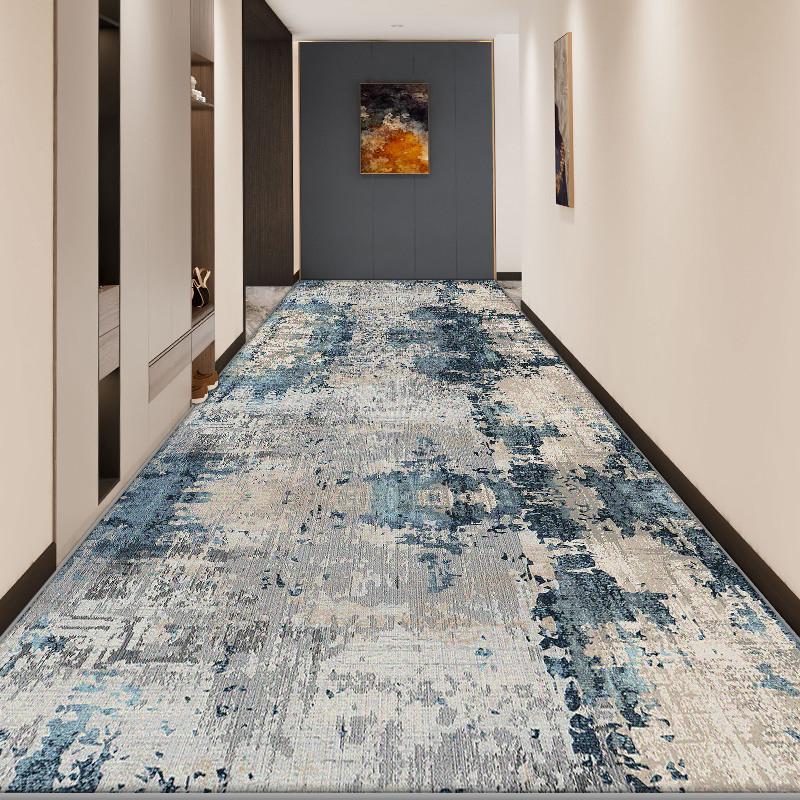 Modern Abstract Runner Corridor Carpet Living Room Decoration Home Hall Hallway Long Rugs Stairs Entryway Non-slip Anti Slip Mat