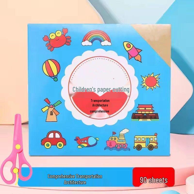 Kids' Origami and Craft Paper Set for Beginners - DIY Cardstock for Elementary and Kindergarten Creativity