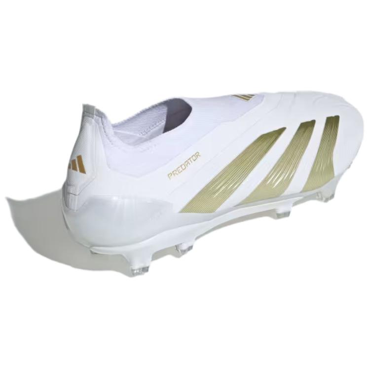 adidas Predator Elite Laceless FG Day Spark Pack Unisex Sneakers White Platinum-Metallic Aurora-Black IF6448