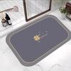 Non-Slip Crystal Velvet Bathroom Floor Mat