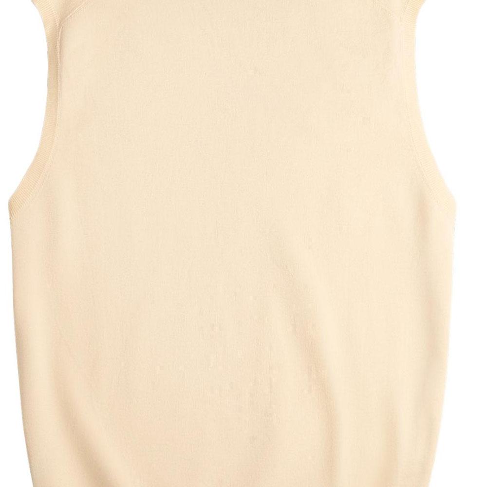 Polo Ralph Lauren Ss24 V-Neck Pony Logo Embroidered Sleeveless Vest Men Tops Beige 710560199-009