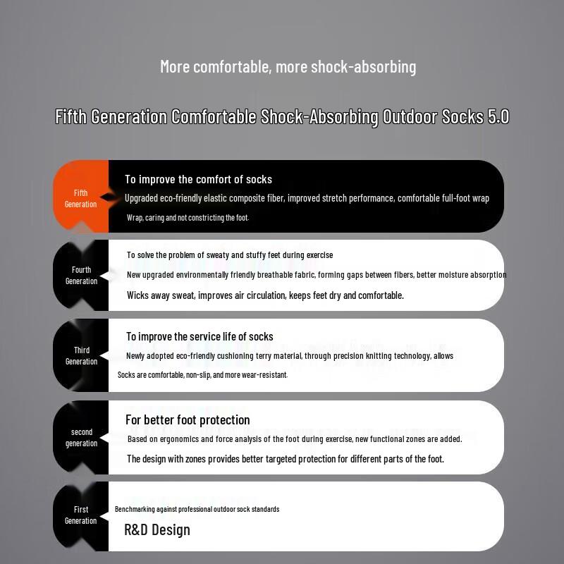 TFO Women's Breathable Outdoor Sports Socks