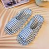 All-Season Non-Slip Indoor Slippers for Couples with White Sole