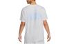 Nike Solid Color Logo Graphic Print Crew Neck Casual Short Sleeve T-Shirt