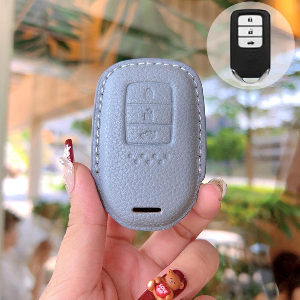 Handmade for Honda Accord Key Cover Genuine Leather Civic Key Case Car Accessories