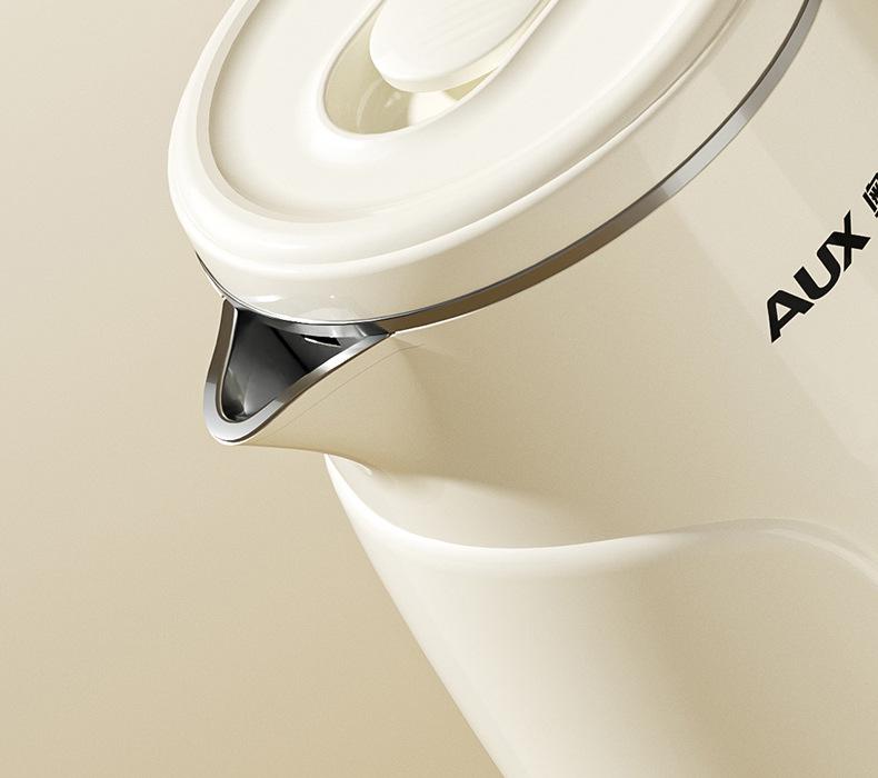 Aux Electric Kettle: Automatic Power-Off Health Pot, 304/316 Stainless Steel for Household Boiling Water.